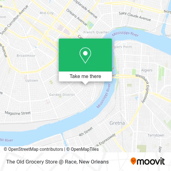 The Old Grocery Store @ Race map