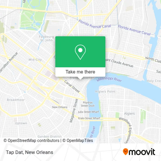Tap Dat map
