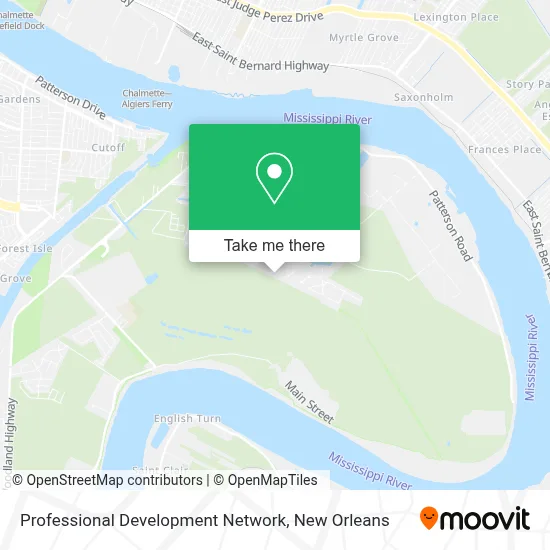 Professional Development Network map