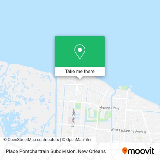 Place Pontchartrain Subdivision map