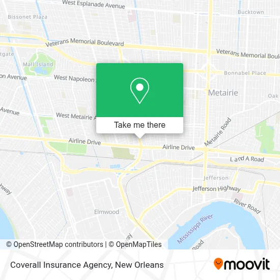 Coverall Insurance Agency map