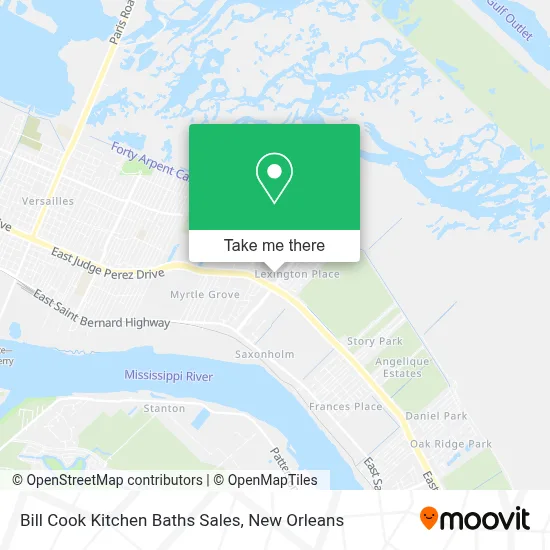 Bill Cook Kitchen Baths Sales map