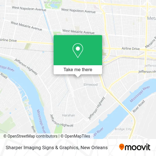 Sharper Imaging Signs & Graphics map