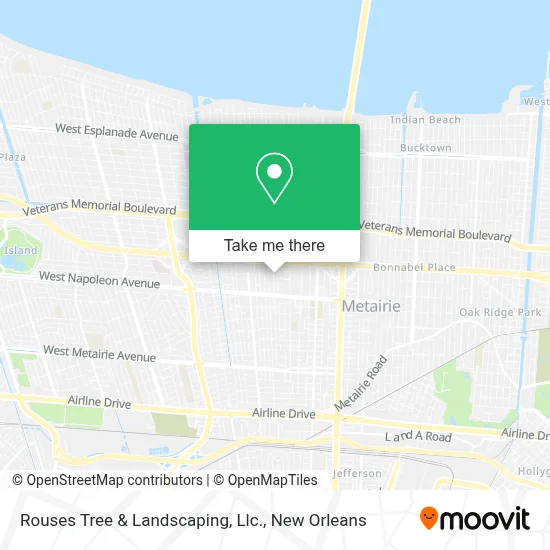 Mapa de Rouses Tree & Landscaping, Llc.