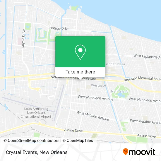 Crystal Events map