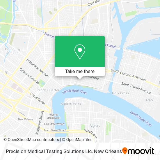 Precision Medical Testing Solutions Llc map