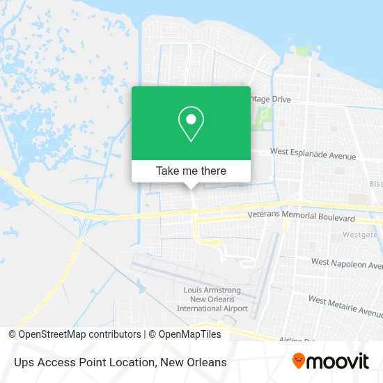 Ups Access Point Location map