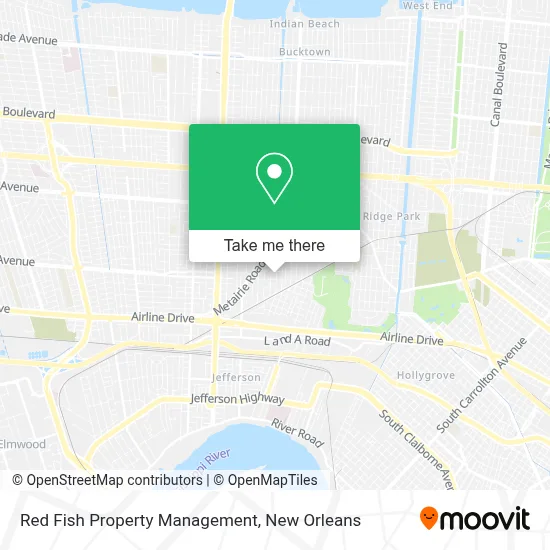 Red Fish Property Management map