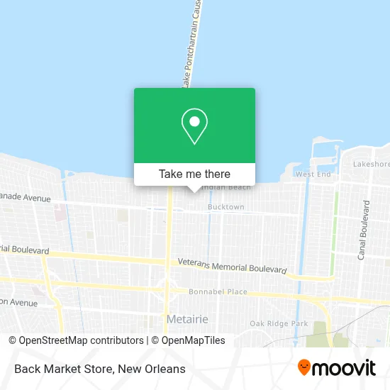 Back Market Store map