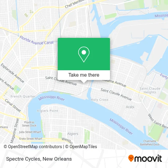 Spectre Cycles map