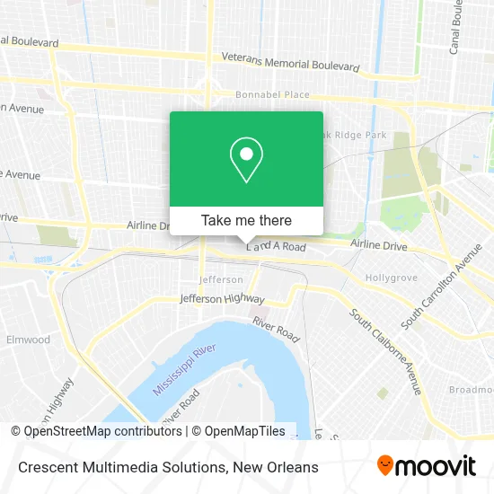 Crescent Multimedia Solutions map