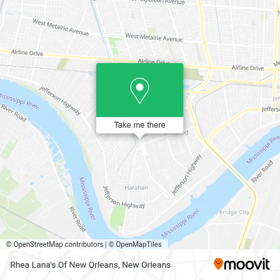Rhea Lana's Of New Orleans map