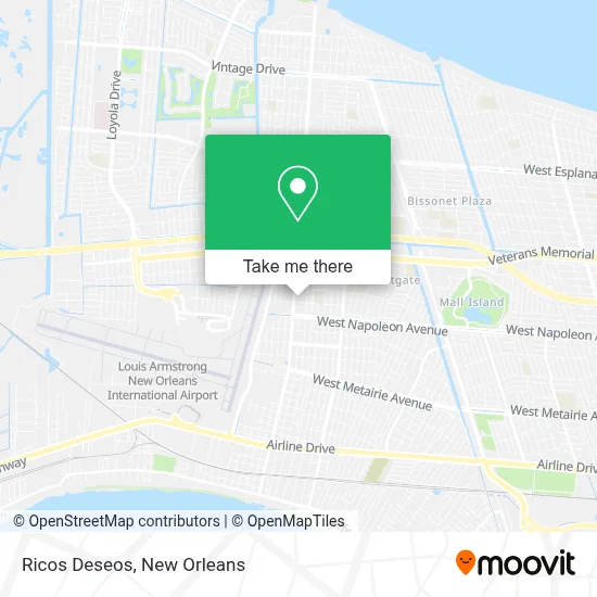 Ricos Deseos map