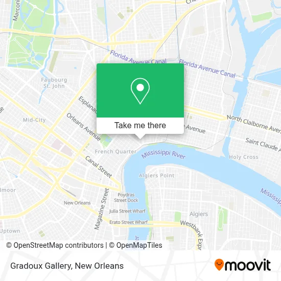 Gradoux Gallery map
