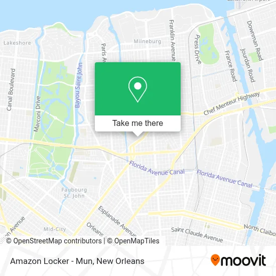 Amazon Locker - Mun map