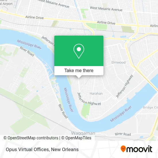 Opus Virtual Offices map