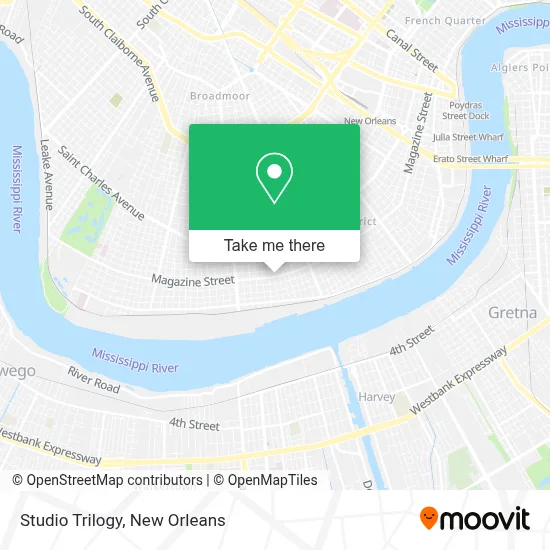 Studio Trilogy map