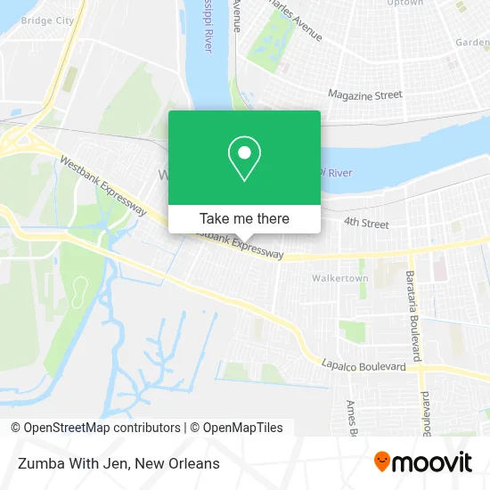 Zumba With Jen map