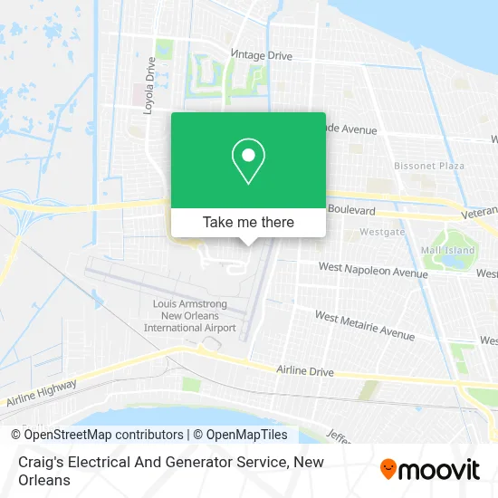 Craig's Electrical And Generator Service map
