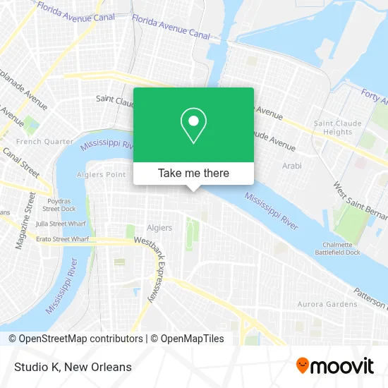 Studio K map