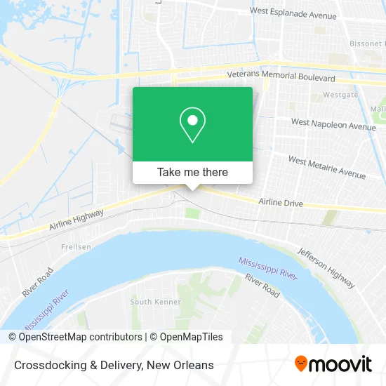 Crossdocking & Delivery map