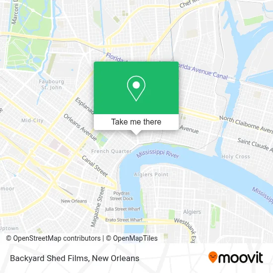 Backyard Shed Films map