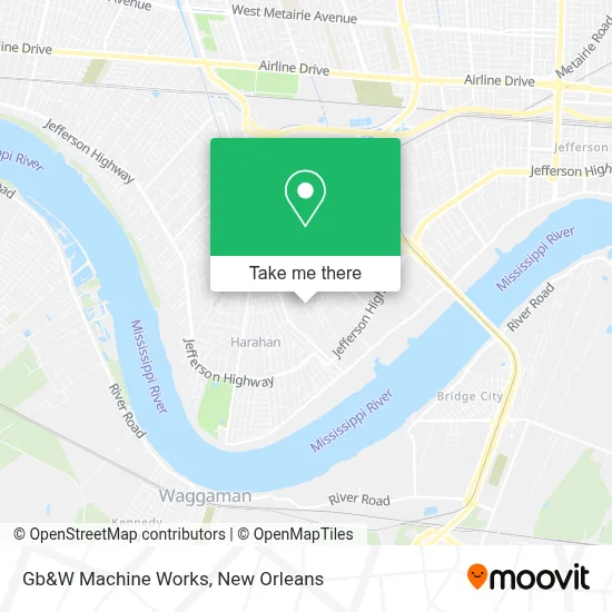 Gb&W Machine Works map