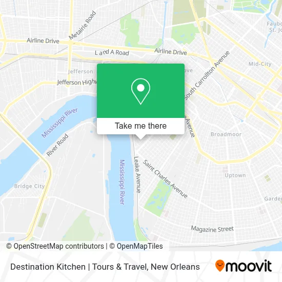 Destination Kitchen | Tours & Travel map