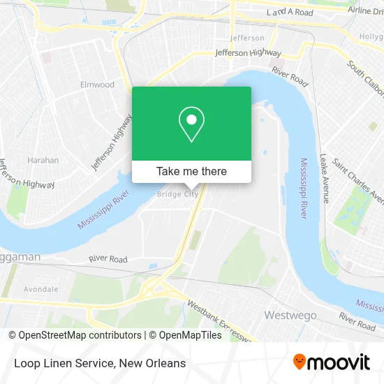 Loop Linen Service map