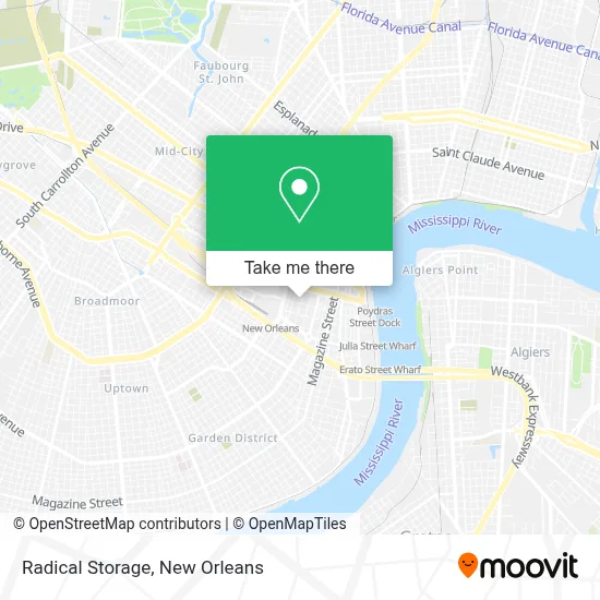 Radical Storage map
