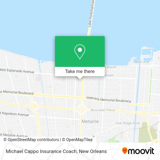 Michael Cappo Insurance Coach map