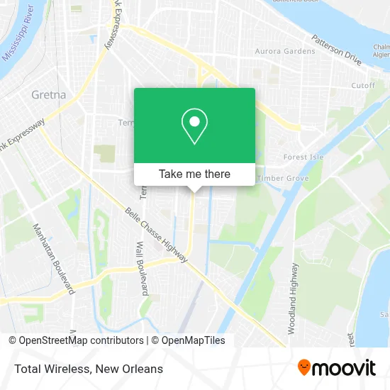 Total Wireless map