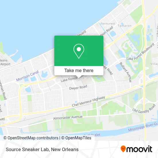 Source Sneaker Lab map