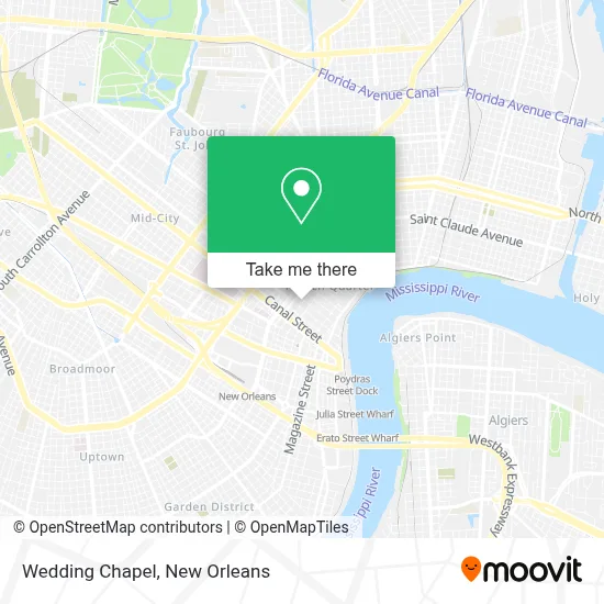 Wedding Chapel map
