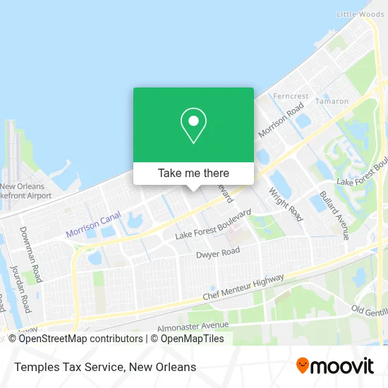 Temples Tax Service map