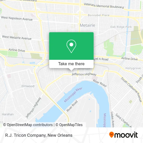 R.J. Tricon Company map