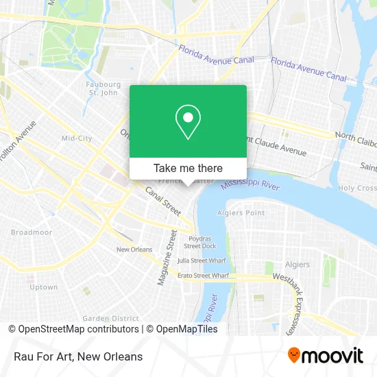 Rau For Art map