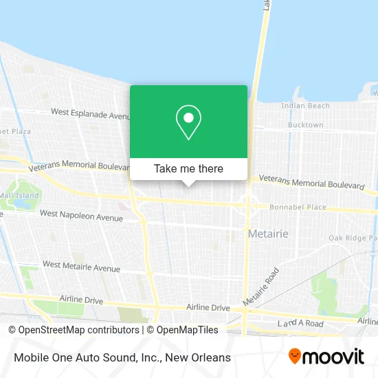 Mobile One Auto Sound, Inc. map