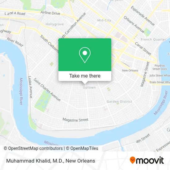 Muhammad Khalid, M.D. map