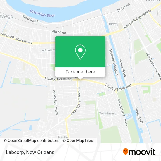 Labcorp map