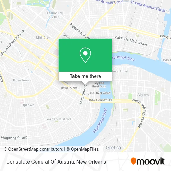 Consulate General Of Austria map