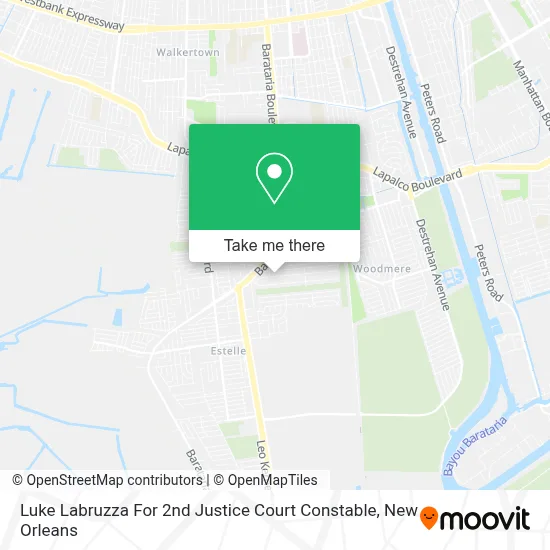 Luke Labruzza For 2nd Justice Court Constable map
