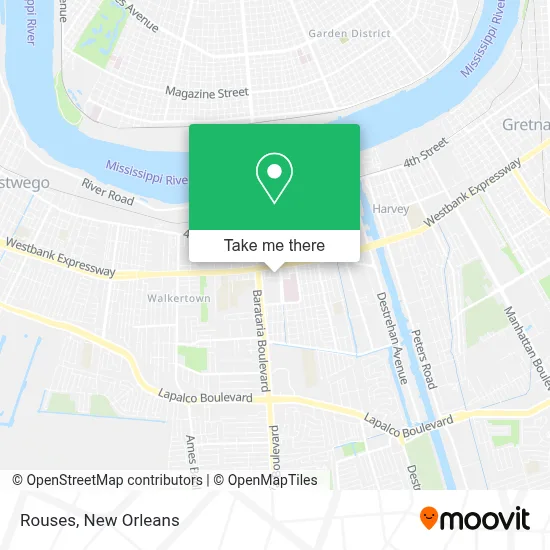 Rouses map
