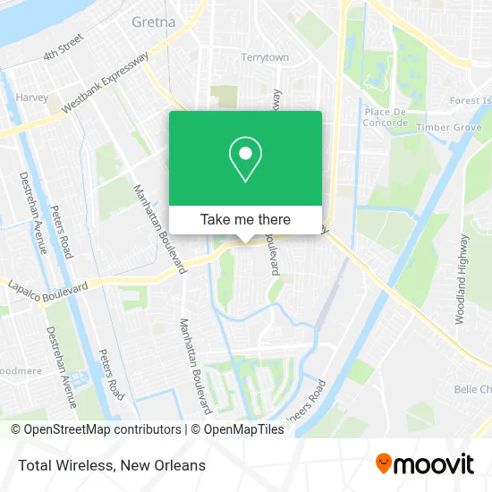 Total Wireless map