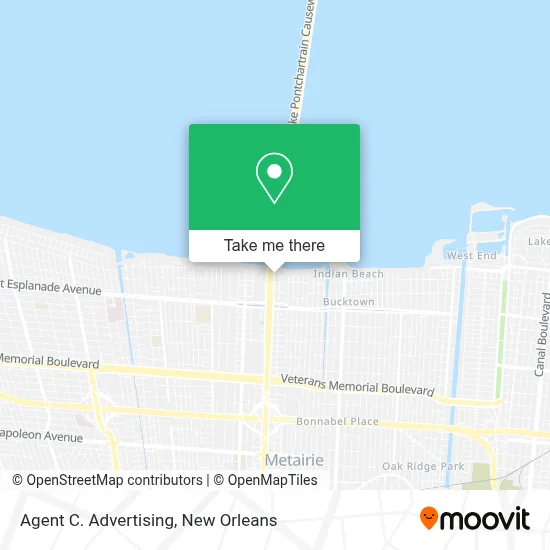 Agent C. Advertising map
