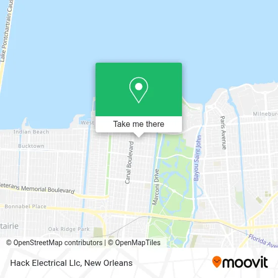 Hack Electrical Llc map