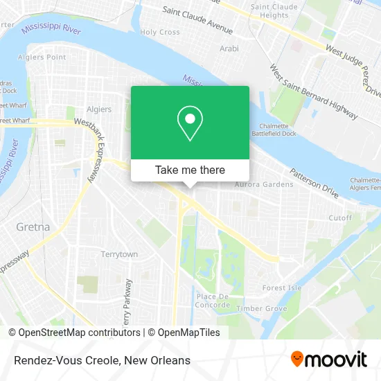 Rendez-Vous Creole map