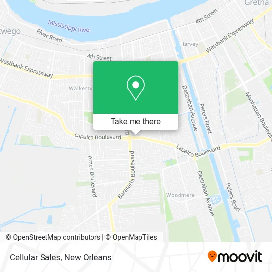 Cellular Sales map