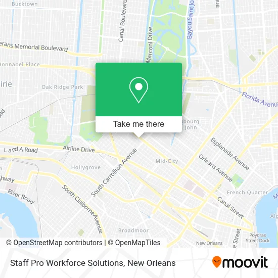 Staff Pro Workforce Solutions map