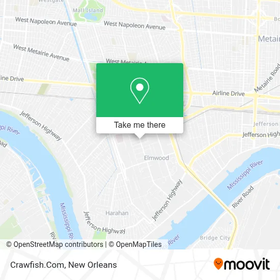 Crawfish.Com map